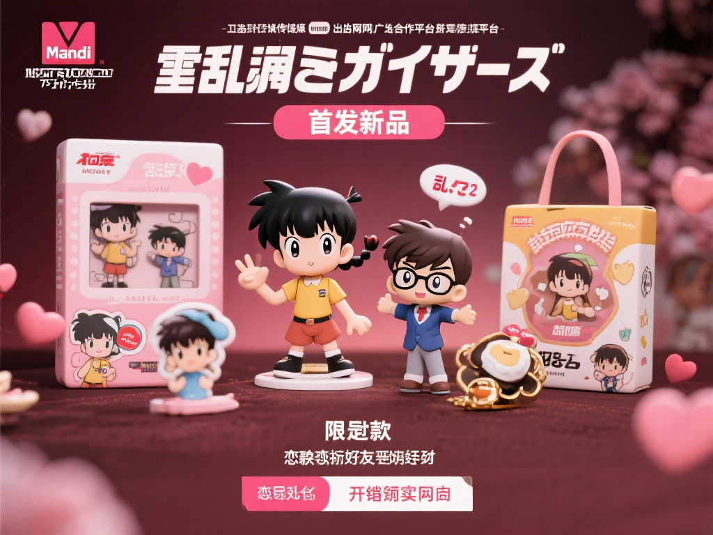 曼迪传播独家首发《柯南》《乱马 1／2》《恋与制作人》全新周边商品
